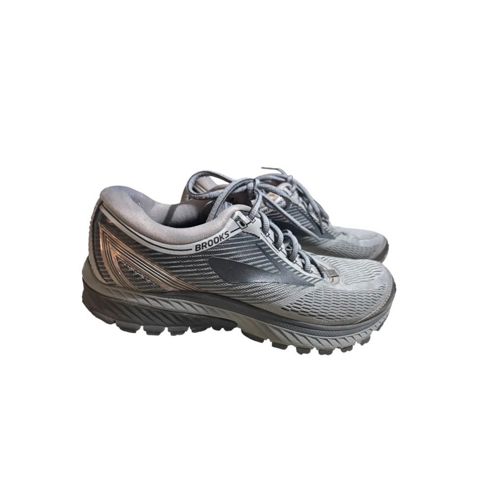 Brooks Ghost 10 Running Shoes Mens 8.5 Wide 2E Grey 1102572E034 Sneakers